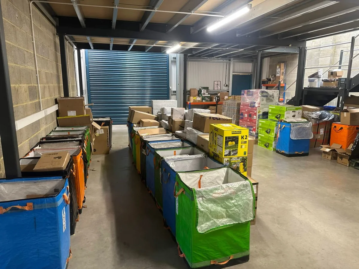 All Things Prep inbound stock prepared for private label packaging checks